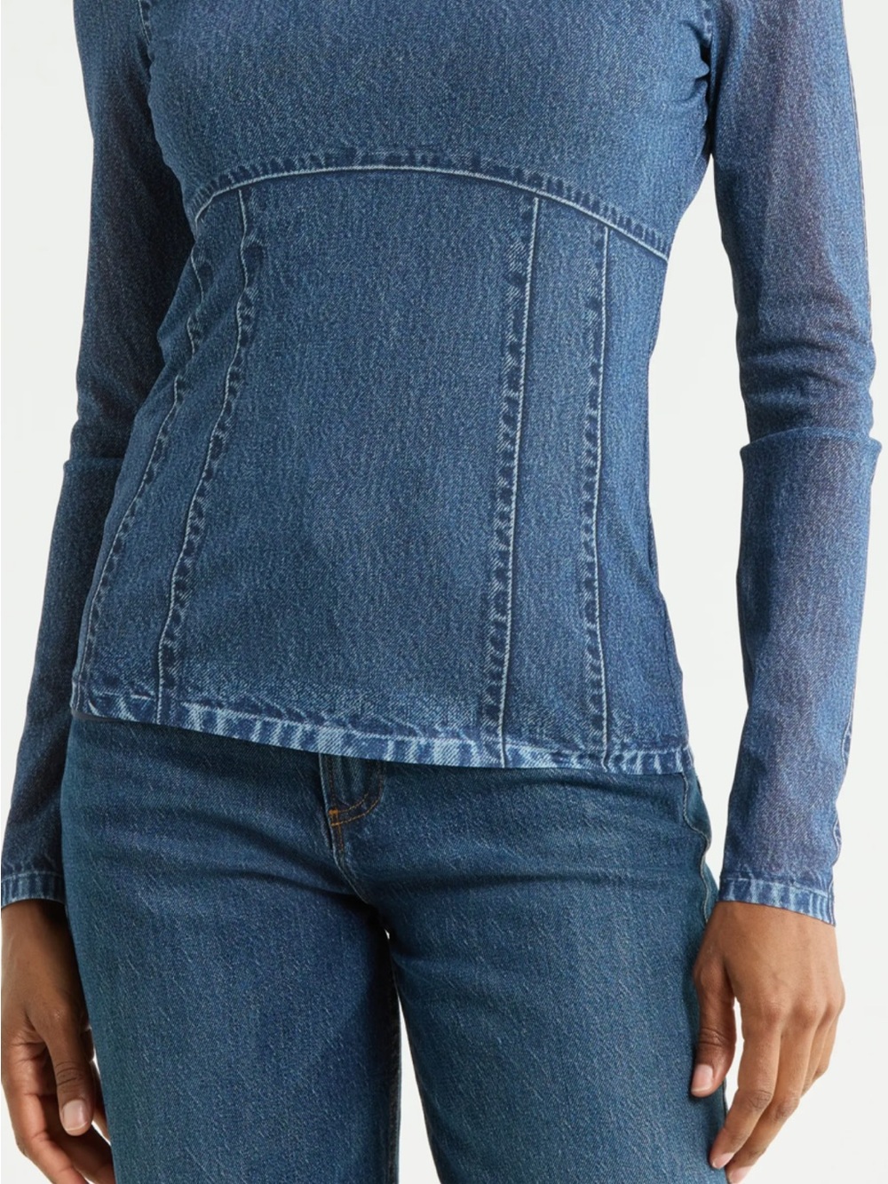 rag & bone Indigo Straight-Leg Jeans